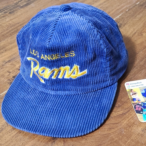 80's LA RAMS sports Specialities Cord Hat